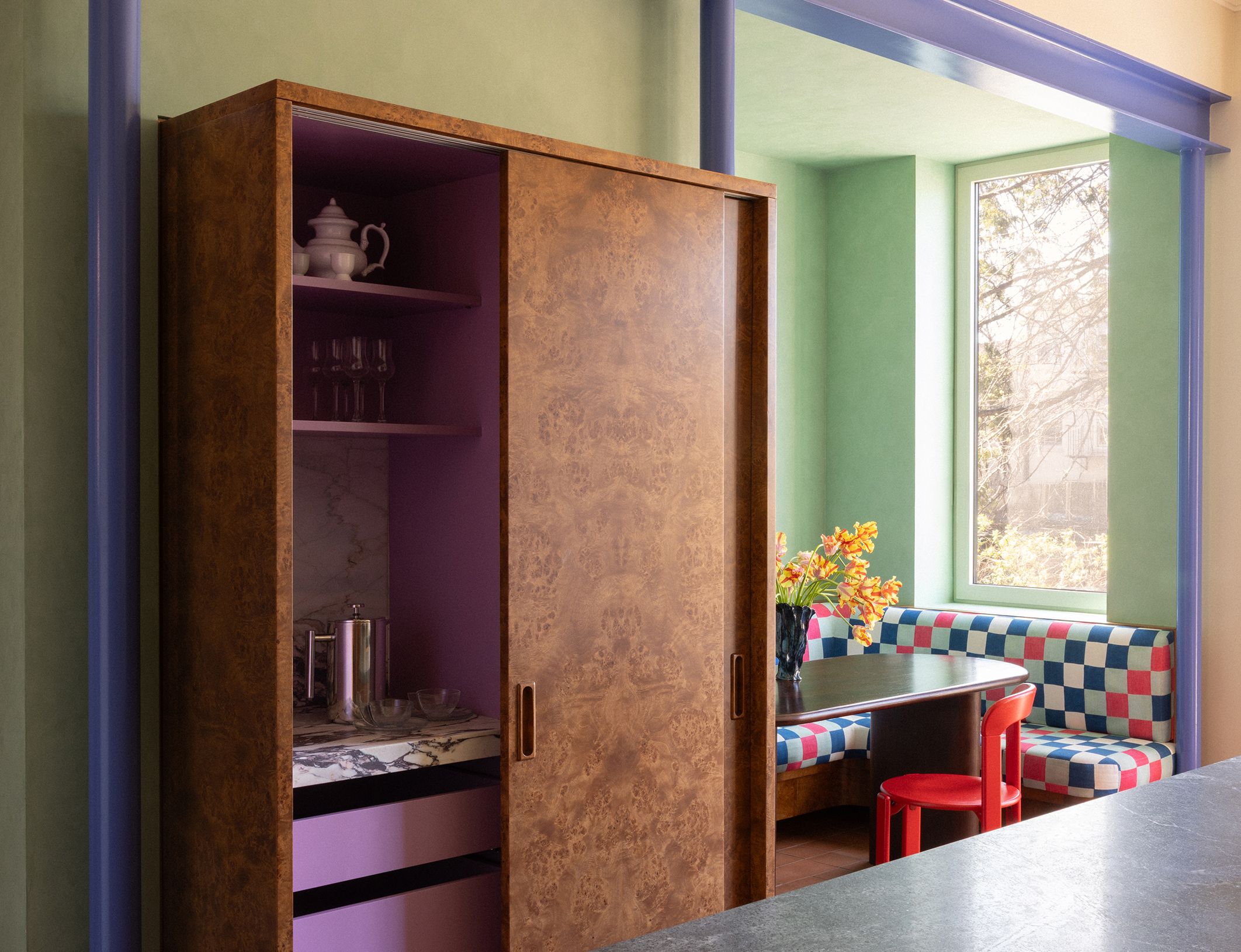 Boerum Hill Italianate Breakfast Bar and Dining Nook