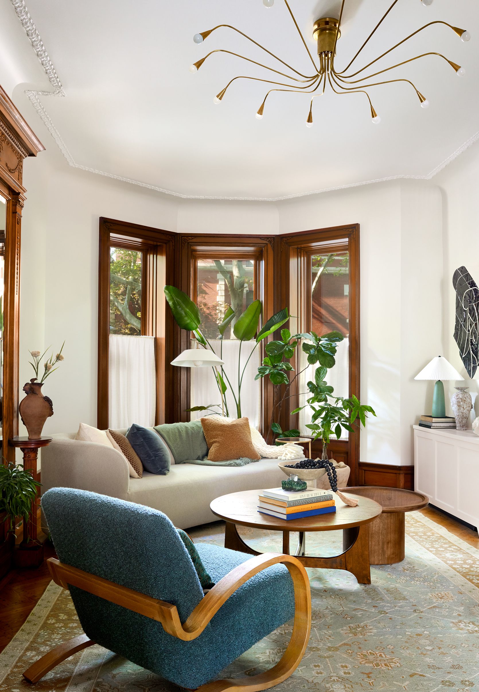 Crown Heights Renaissance Revival Living Room