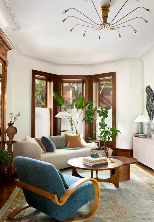 Crown Heights Renaissance Revival Living Room