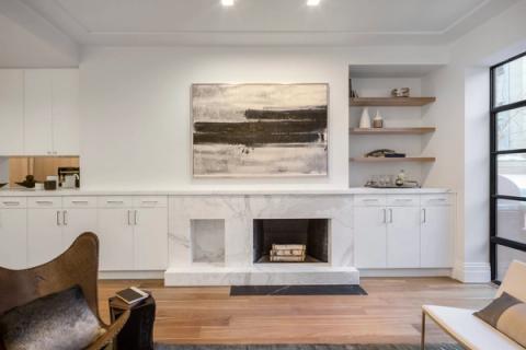 West Village Italianate Marble Fireplace