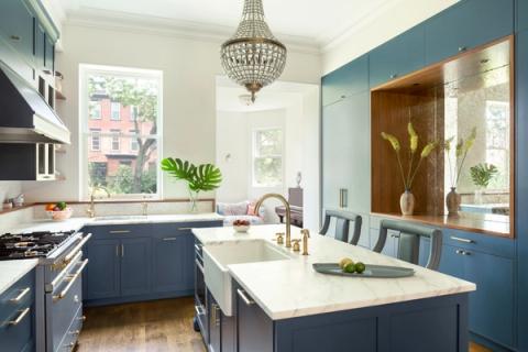 Park Slope French Neo-Grec Kitchen