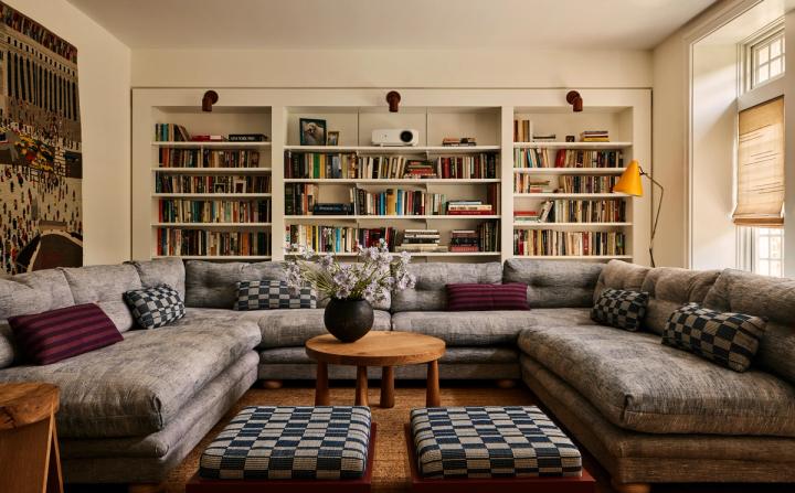 Park Slope Neo-Tudor Family Room