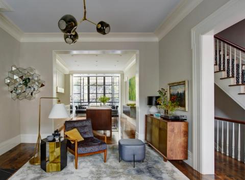 Brooklyn Heights Greek Revival, No. 3 Parlor Kitchen