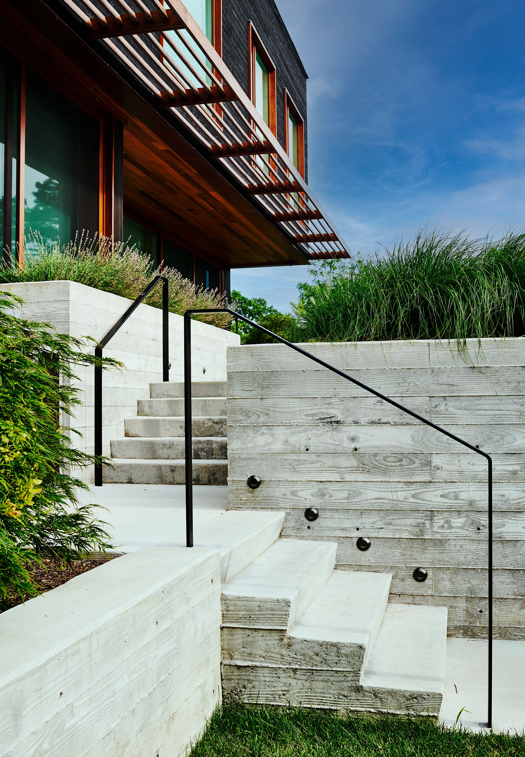 New Construction Waterfront Rear Facade