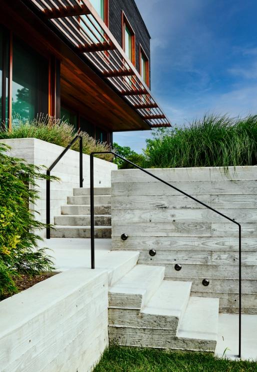 New Construction Waterfront Rear Facade