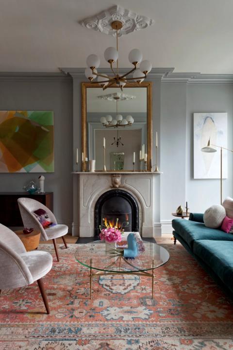 Boerum Hill Italianate, No. 2 Parlor Fireplace