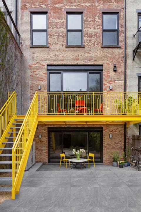 Fort Greene Italianate Rear Facade