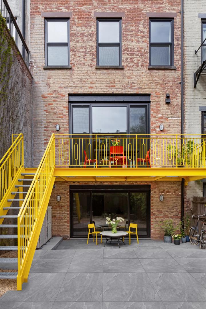Fort Greene Italianate Rear Facade