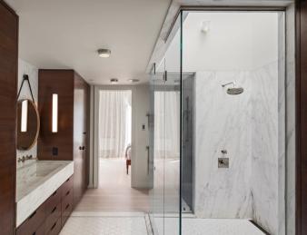 Park Slope Romanesque Revival Primary Bathroom