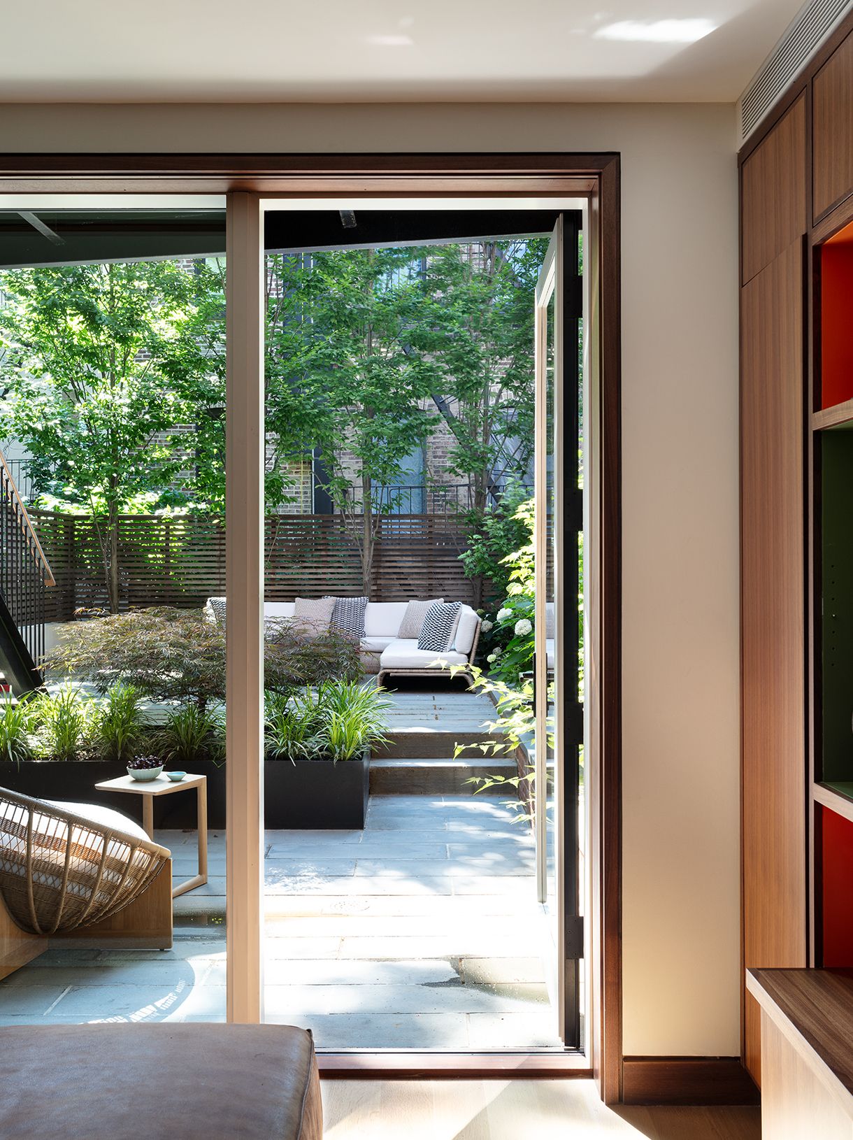 Brooklyn Heights Greek Revival Backyard