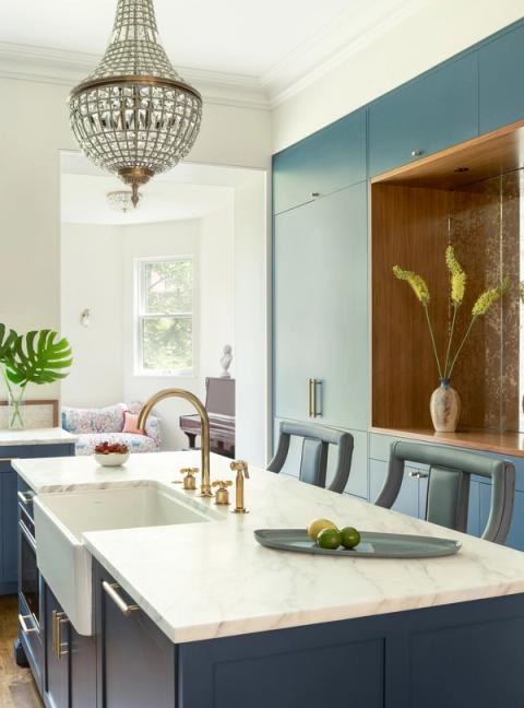 Park Slope French Neo-Grec Kitchen