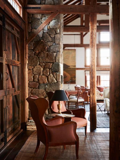 Litchfield County Party Barn Living Room