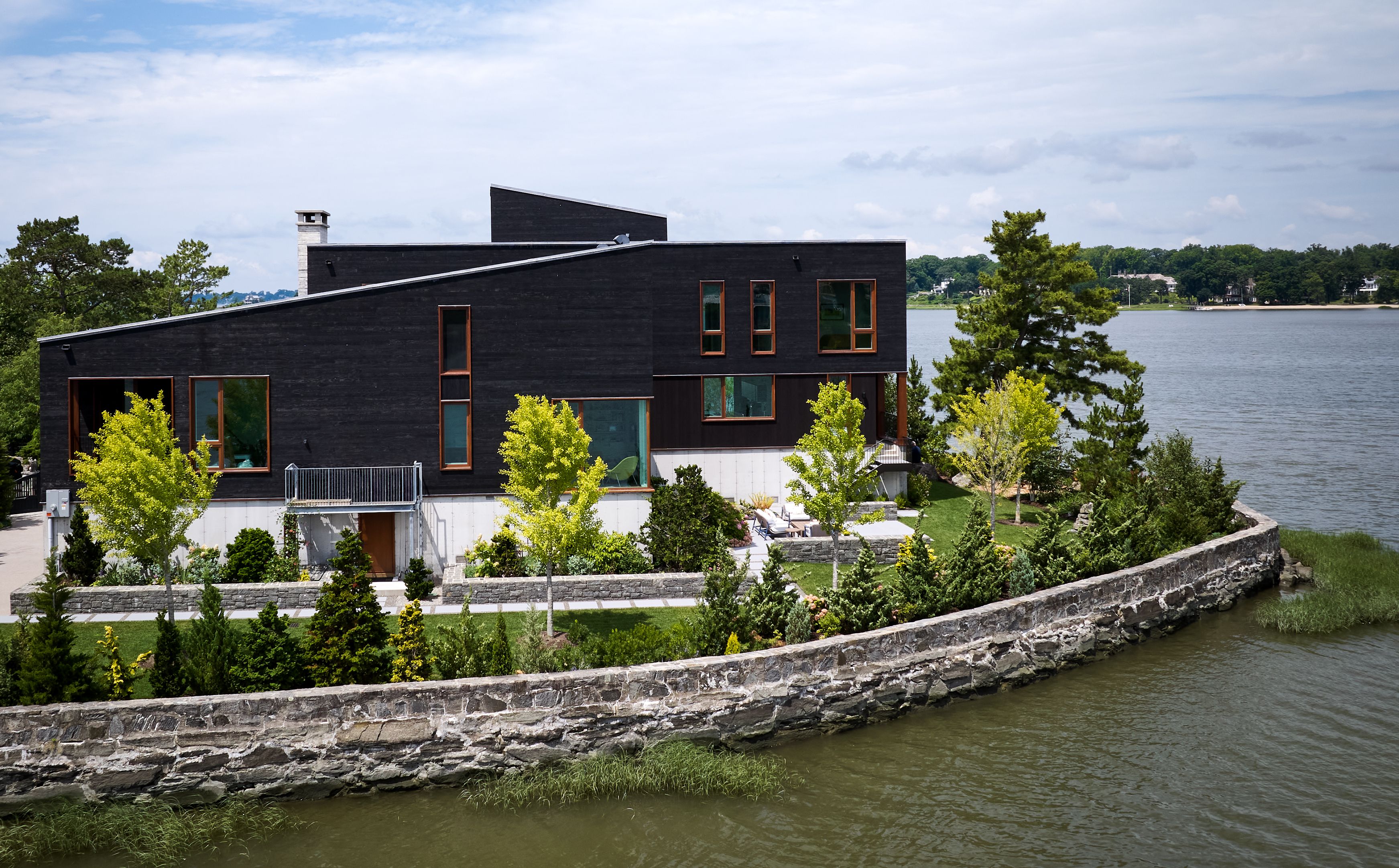 New Construction Waterfront Facade