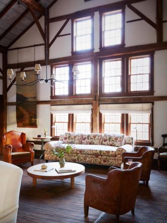 Litchfield County Party Barn Living Room