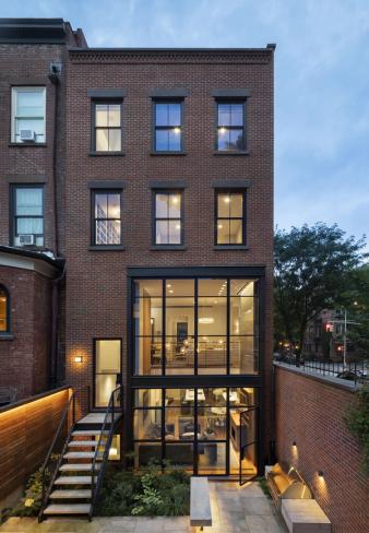 Cobble Hill Rowhouse Rear Facade