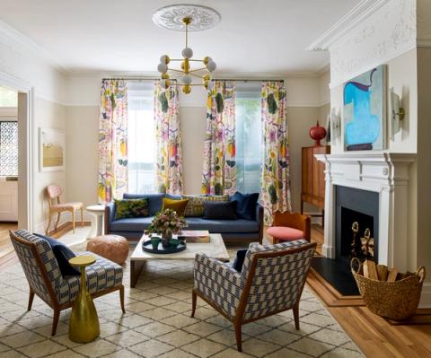 Brooklyn Heights Federal Living Room