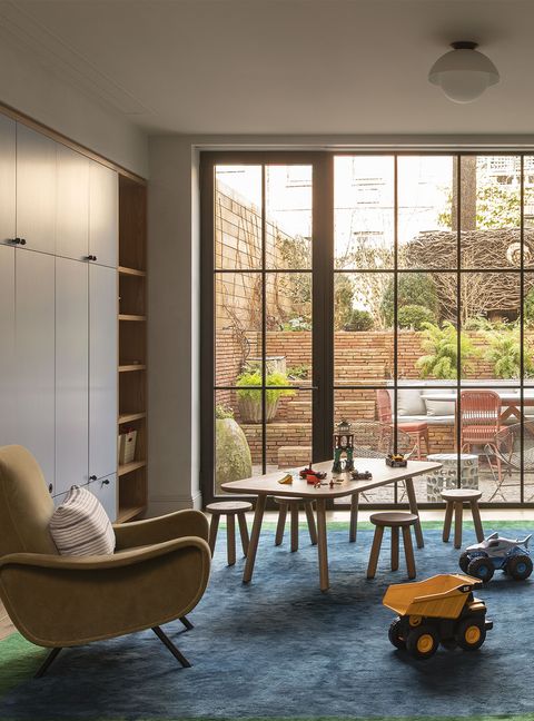 Greenwich Village Rowhouse Den