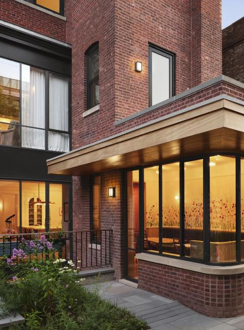 Park Slope Neo-Federal Rear Facade