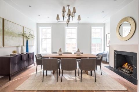 West Village Italianate Dining Room
