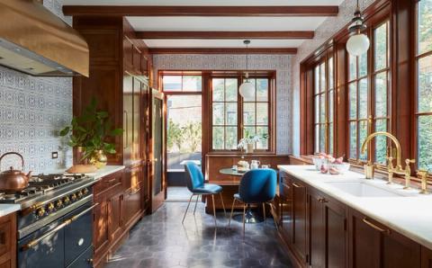 Park Slope Neo-Renaissance Kitchen