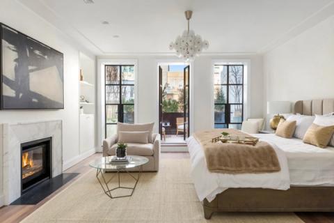 West Village Italianate Bedroom