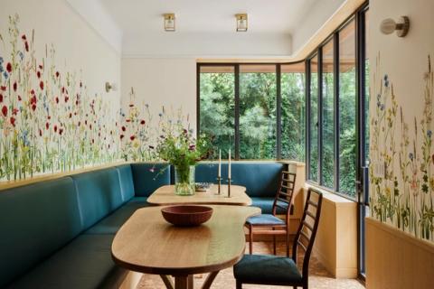 Park Slope Neo-Federal Dining Room