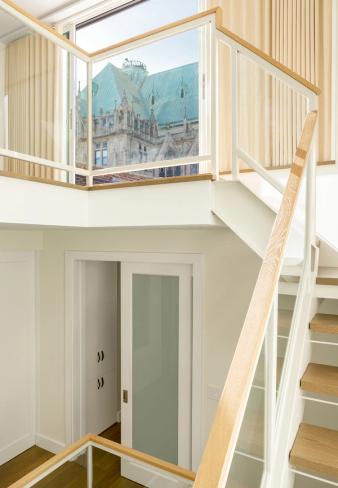 Clinton Hill Carriage House Staircase