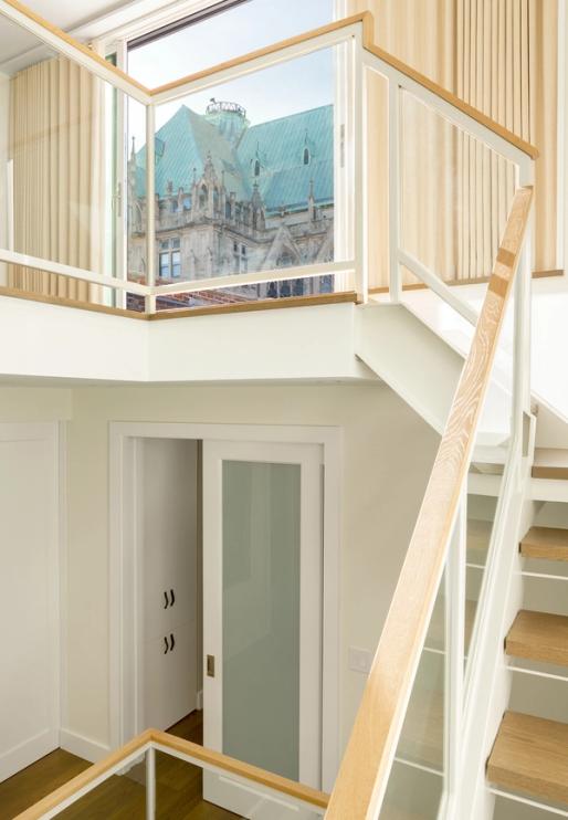 Clinton Hill Carriage House Staircase