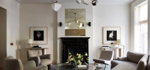 Cobble Hill Greek Revival Living Room
