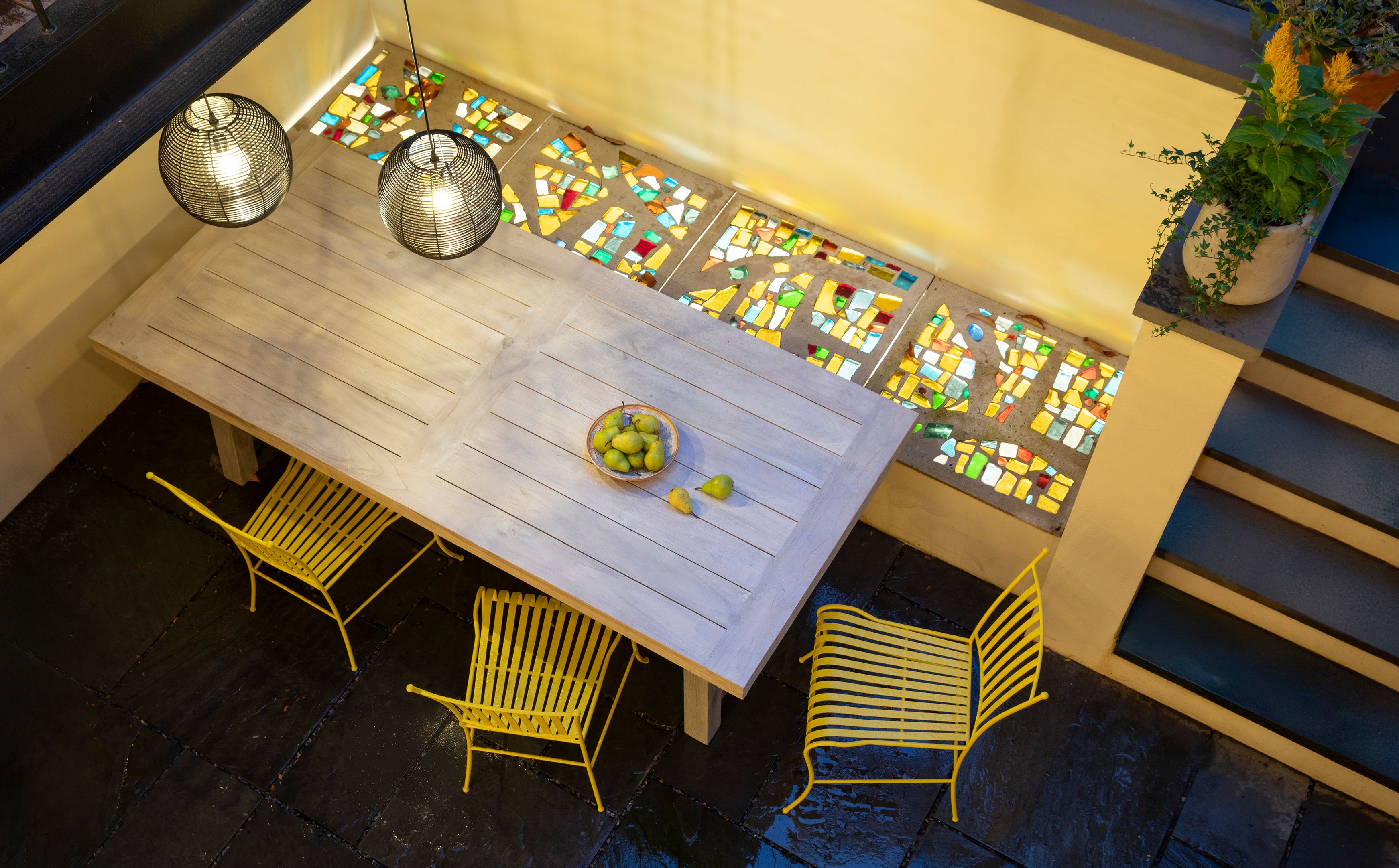 Cobble Hill Anglo-Italianate Backyard