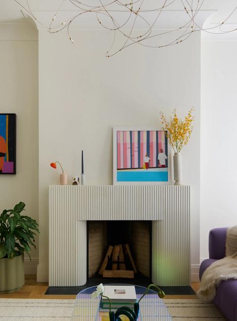 Clinton Hill Italianate Living Room