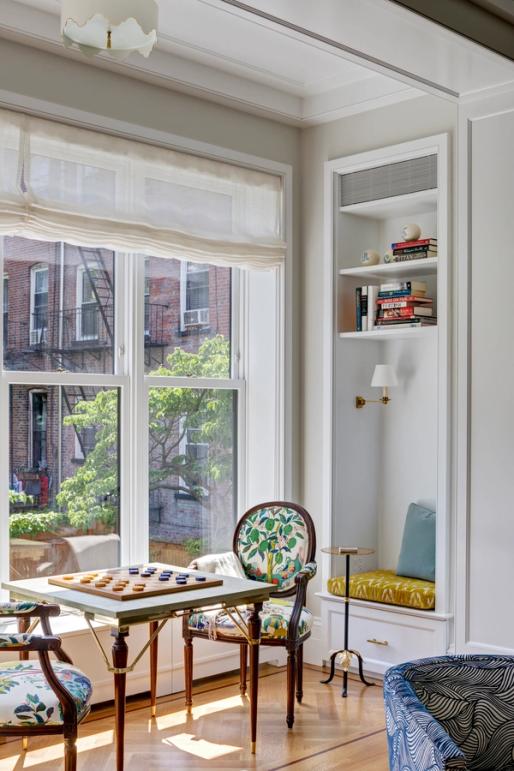 Boerum Hill Greek Revival, No. 2 Living Room Nook