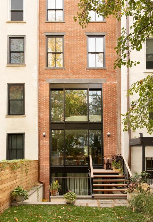 Cobble Hill Anglo-Italianate Rear Facade