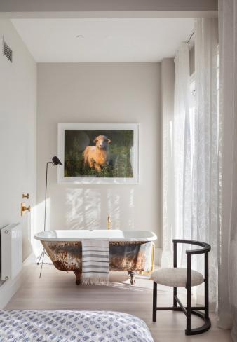 Park Slope Romanesque Revival Bedroom