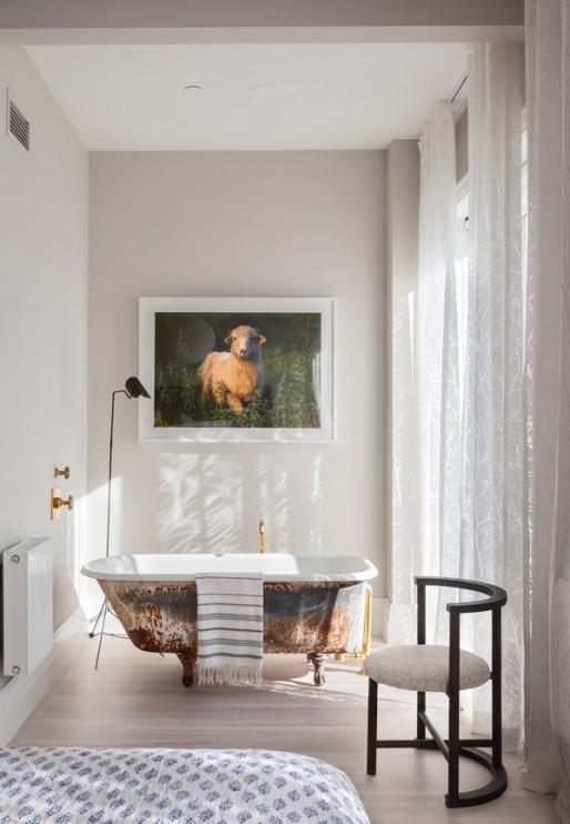 Park Slope Romanesque Revival Bedroom