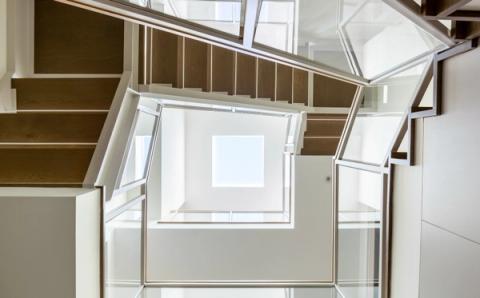 Clinton Hill Carriage House Staircase