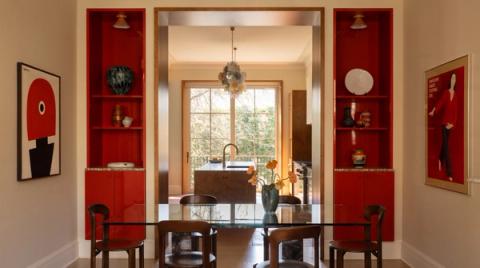 Boerum Hill Italianate Parlor Floor Dining Room