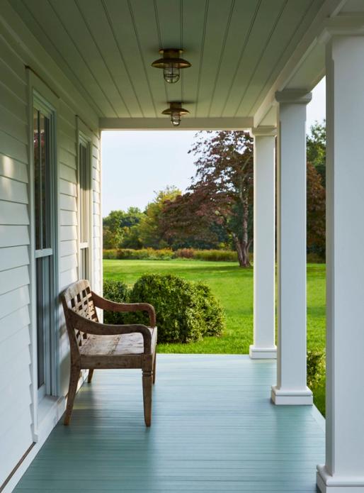 Litchfield County Farmhouse Porch Bench