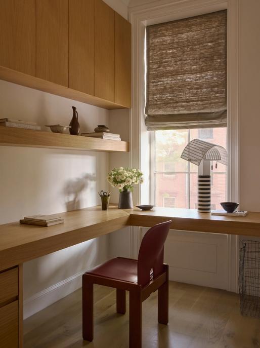 Cobble Hill Italianate Home Office