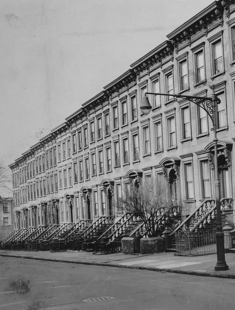Park Slope Brownstones 1949
