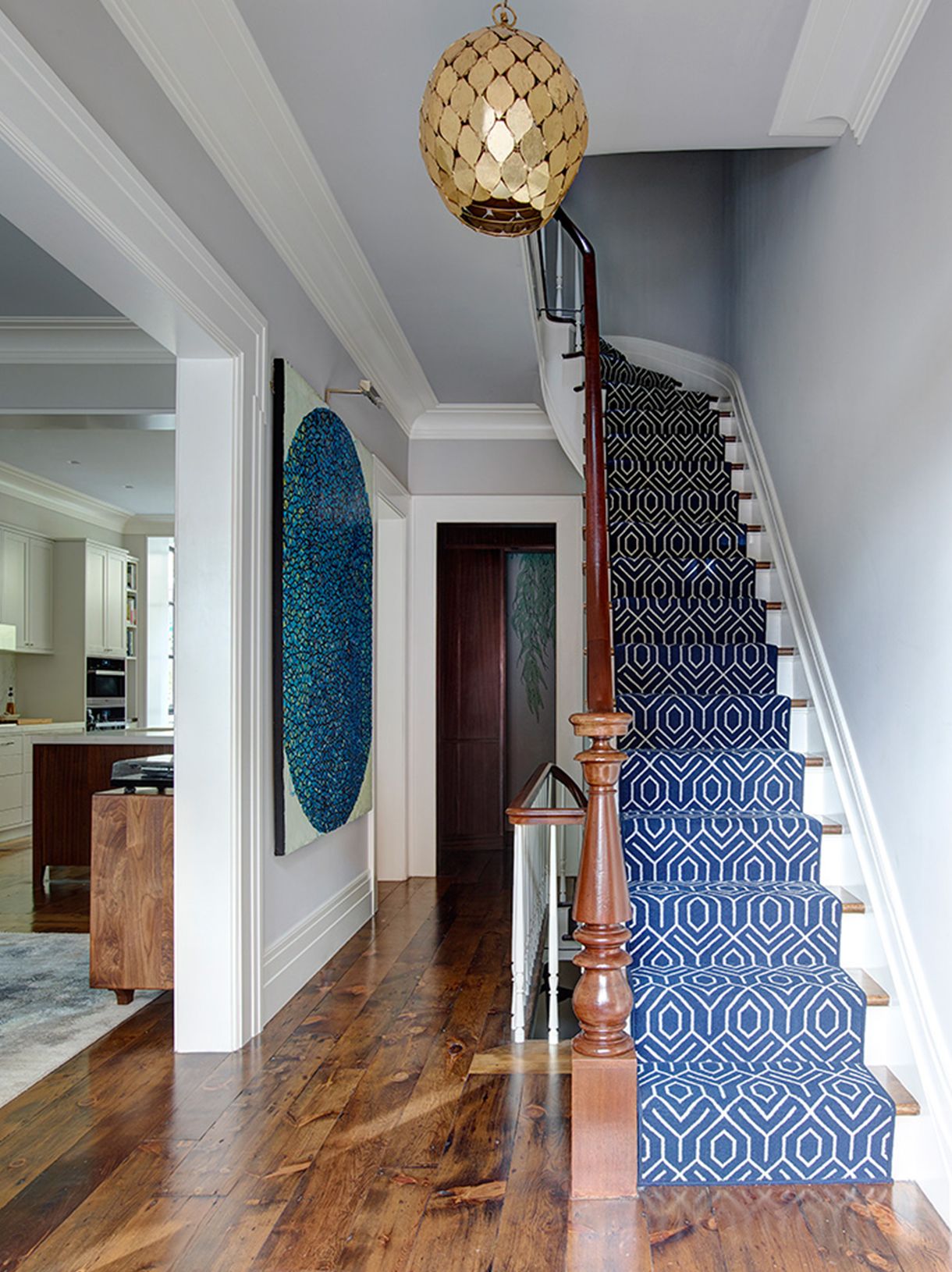 Brooklyn Heights Greek Revival Staircase