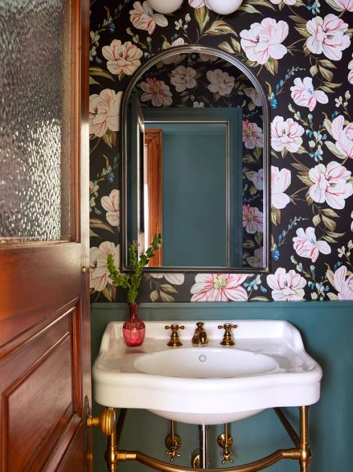 Crown Heights Renaissance Revival Powder Room