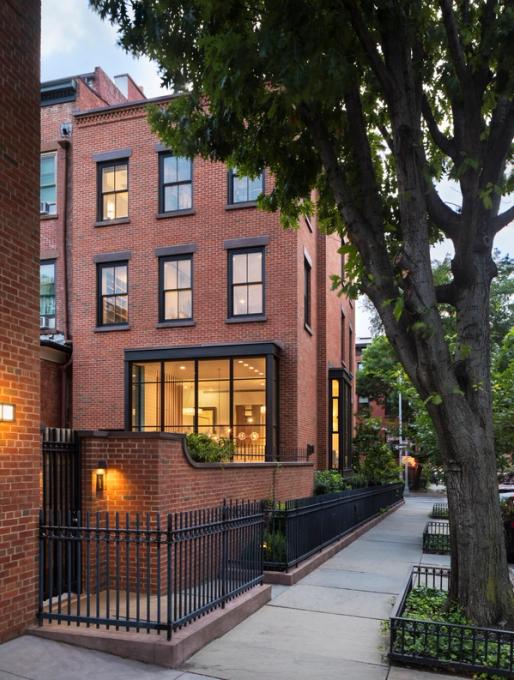 Cobble Hill Rowhouse Rear Facade Ironwork