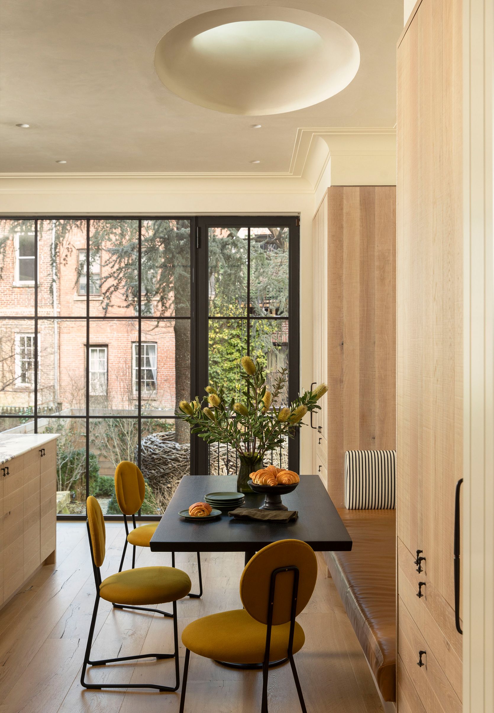 Greenwich Greek Revival Kitchen