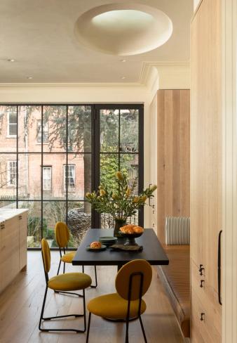 Greenwich Greek Revival Kitchen