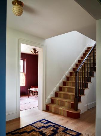 Litchfield County Farmhouse Staircase