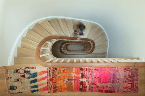 Cobble Hill Anglo-Italianate staircase