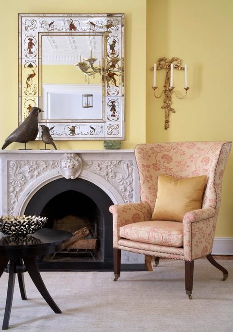 Park Slope Anglo-Italianate Fireplace Chair