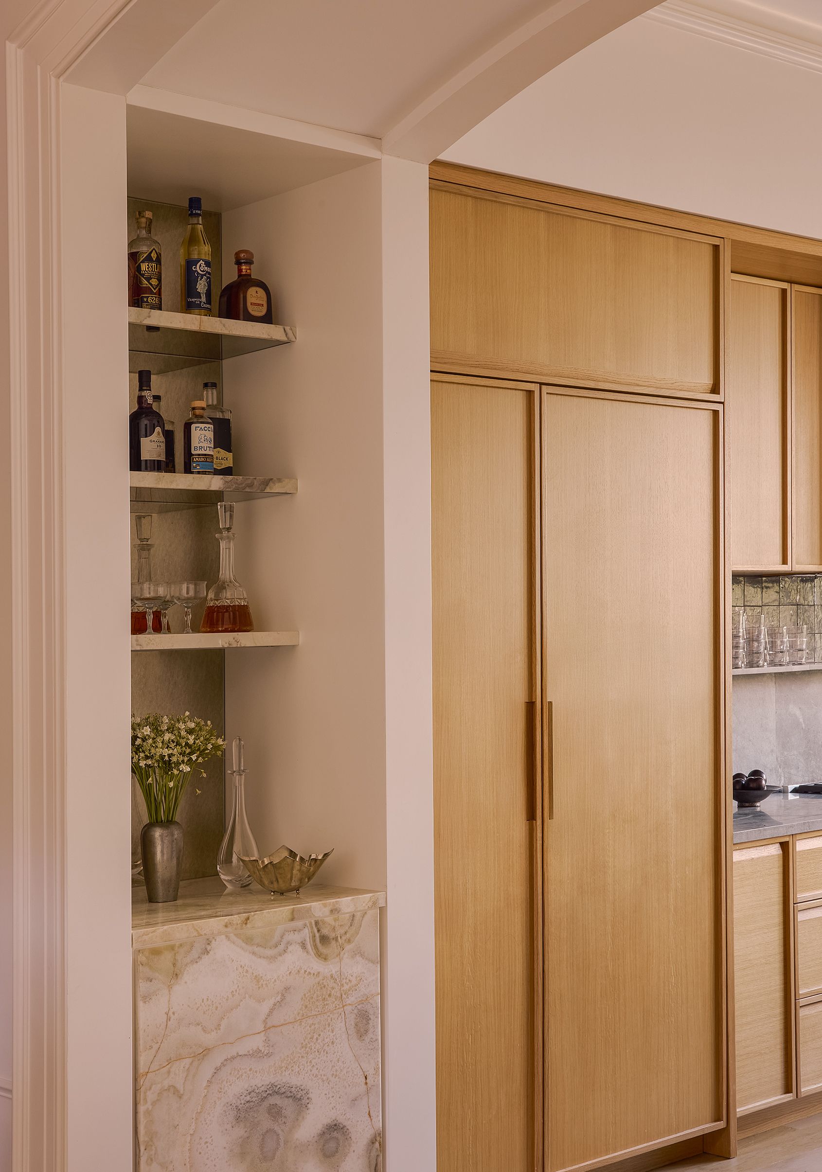 Cobble Hill Italianate Kitchen Bar