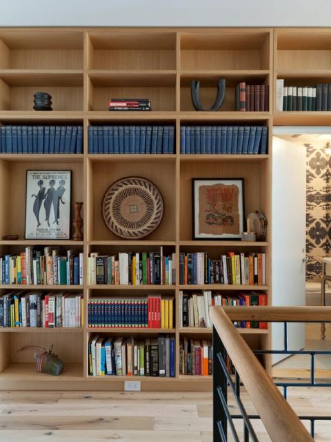Williamsburg Italianate Library Shelves